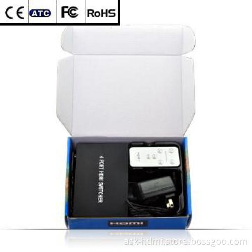4 way HDMI switcher box